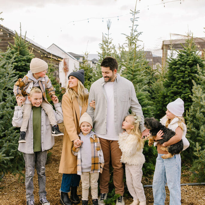 Utah Tree Farm Mini Session | Kinlands Farm