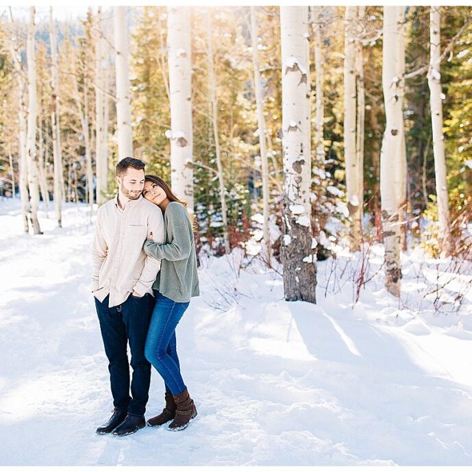 spruces campground engagement session | Utah wedding photographer