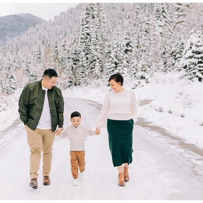 Winter Family Pictures | Jordan Pines