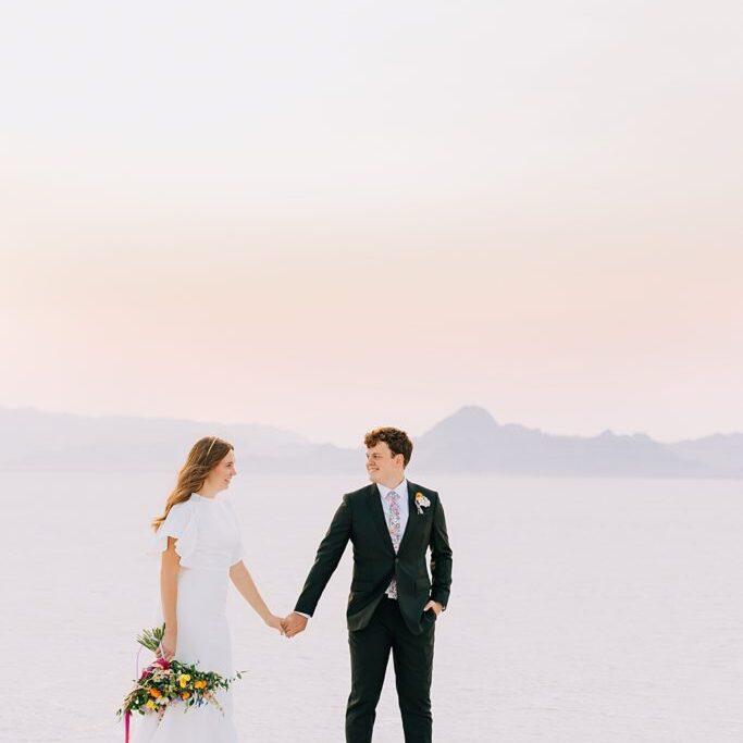 Salt Flats Bridal Session | Utah Wedding Photographer