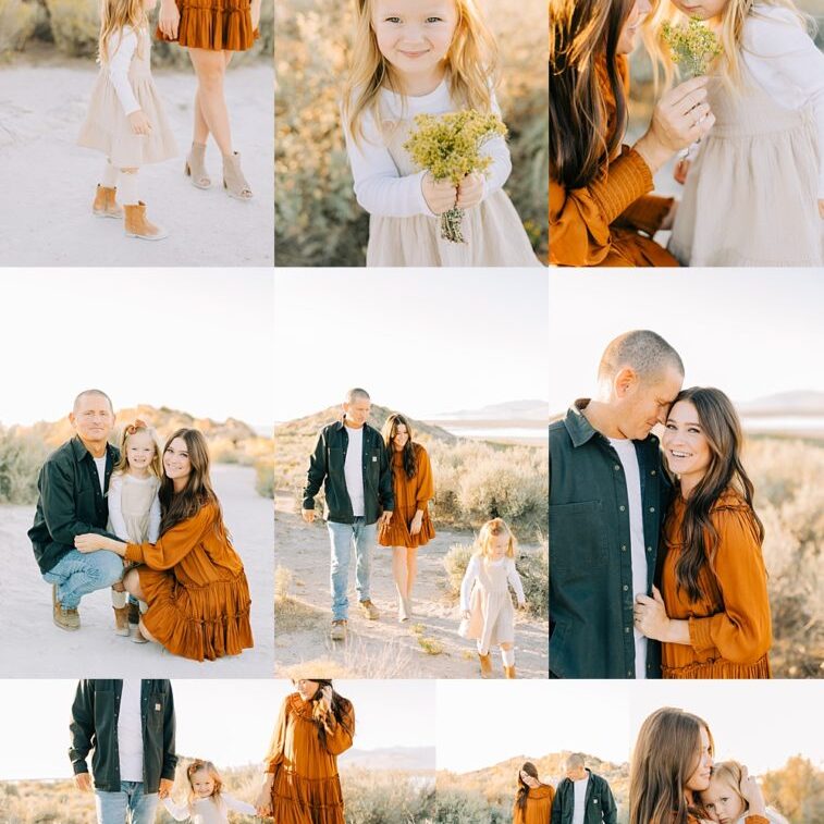 Fall Family Pictures at Antelope Island | Layton Family Photographer