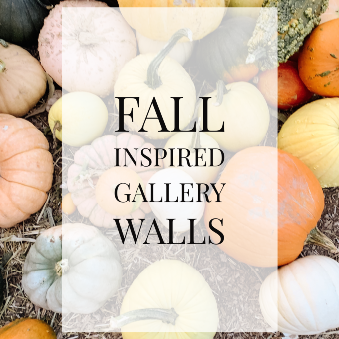Fall Inspired Gallery Wall Ideas | Collaboration with jw Paper co