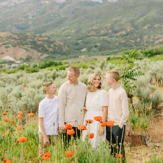 Alpine Poppy Field Family Pictures | Field Family