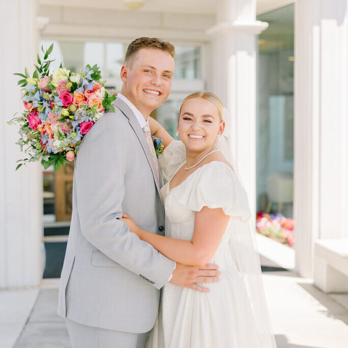 Bountiful Temple Wedding | Kael and Emily