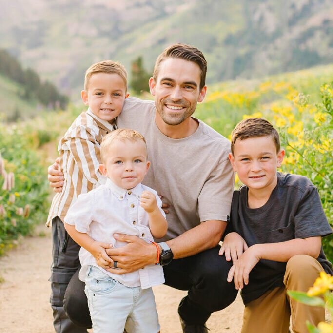 Wildflower Family Pictures | West Jordan Family Photographer