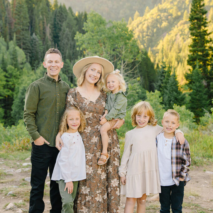 Fall Family Pictures at Jordan Pines