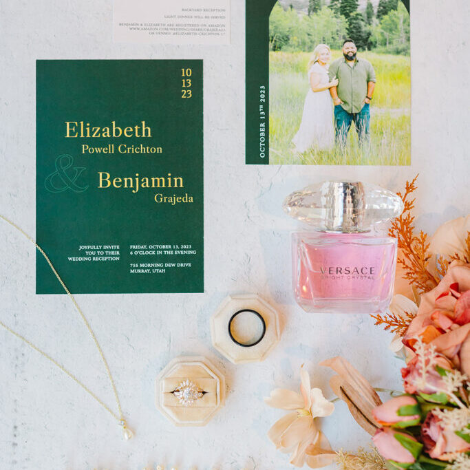 Wedding Detail Flat Lays | Utah Photographer