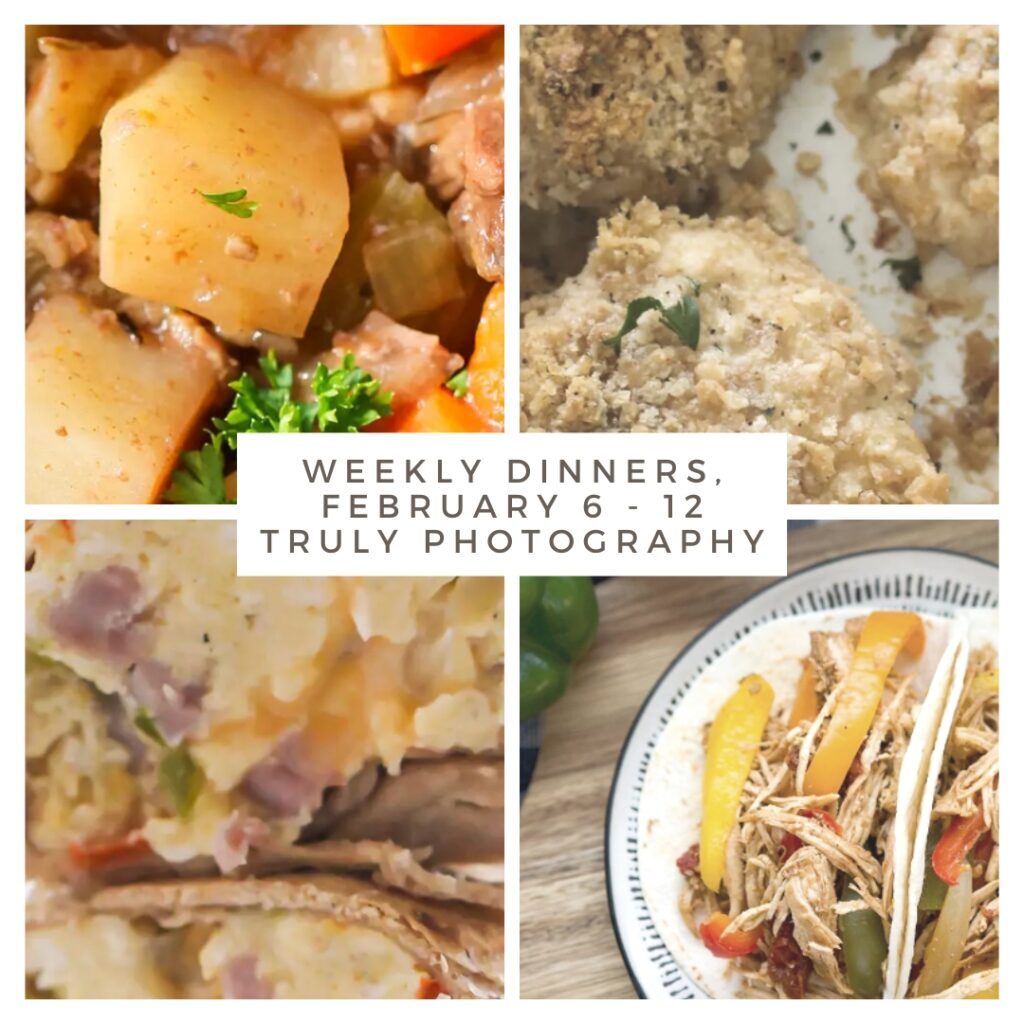 Weekly Dinners, February 6 - 12