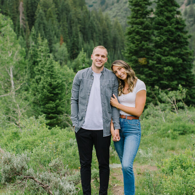 Ally + Daniel | Jordan Pines Engagement Session | Utah Wedding Photographer